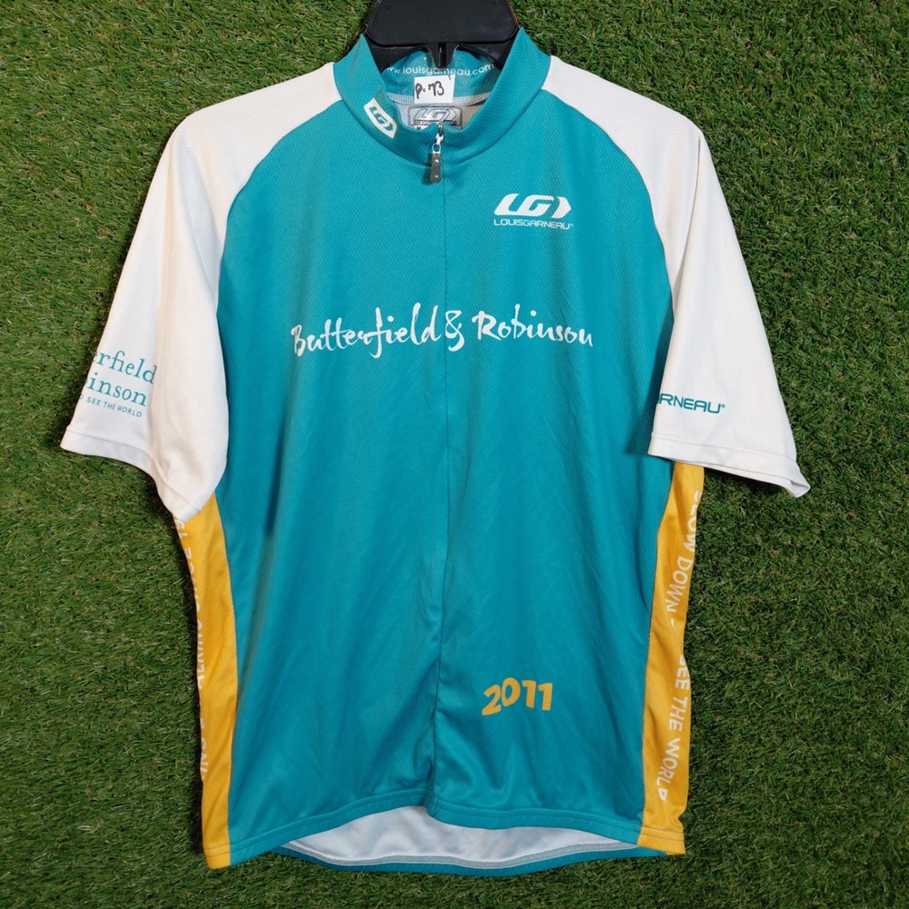 Louis Garneau Cycling Jersey Mens Medium‎ Butterfield Robinson Bike Ride